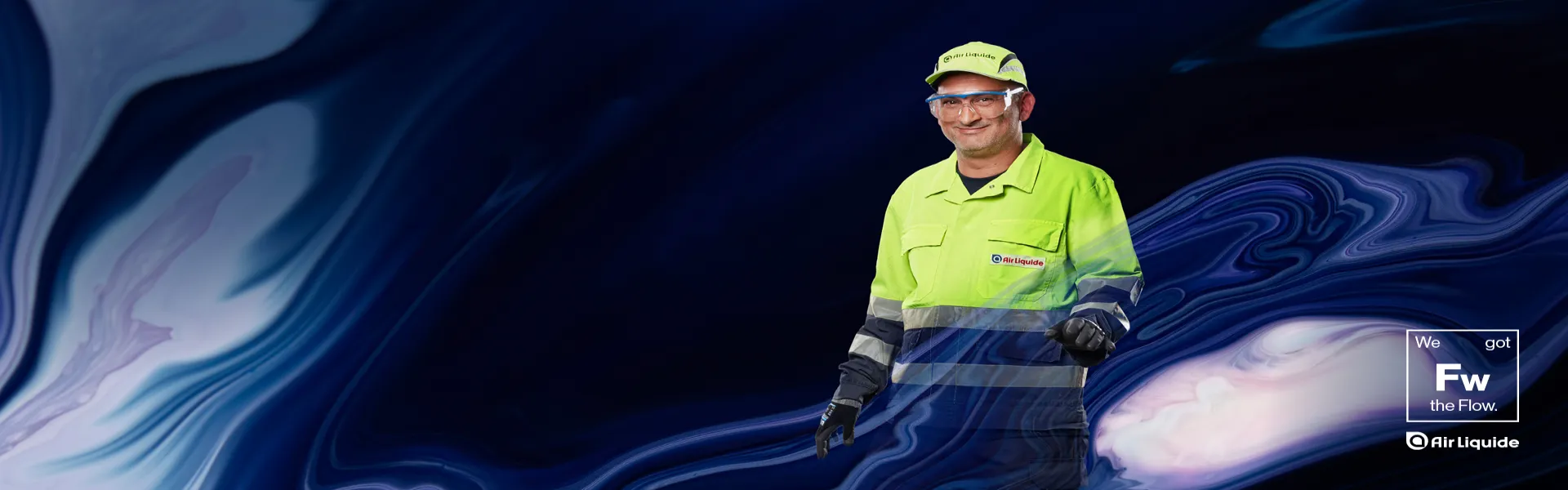 Flow Kampagne Karriere Mann